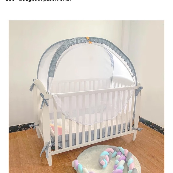 Light Gray Canopy Net - Picture 4 of 4